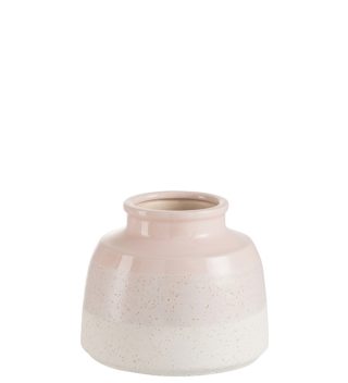 VASE BORDER CERAMIC PINK S
