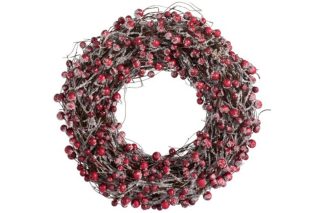 Vòng Hoa Trang Trí Màu Đỏ