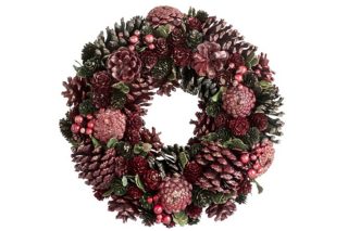 Vòng Hoa Xmas Đỏ