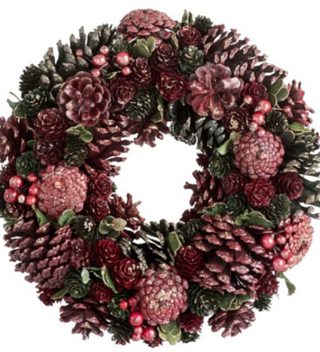 Vòng Hoa Xmas Đỏ