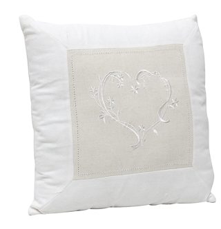 Gối Linen Thêu Tim 38103J