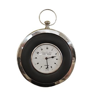Đồng hồ treo tường Nickel bọc da