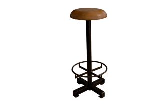 Cognac bar chair