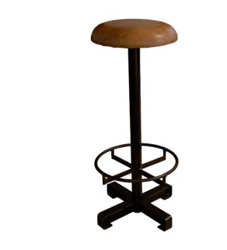 Cognac bar chair