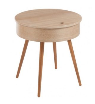 Round side table