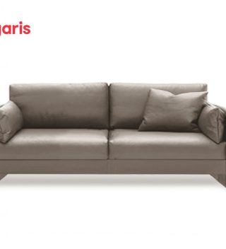 Sofa urban 3 chỗ hiện đại da taupe