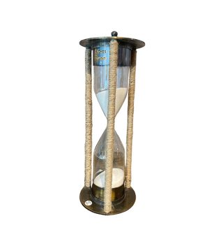 Glass hour BRASS ROPE