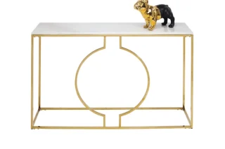 Bàn Console Đá Trắng Miami 1M2