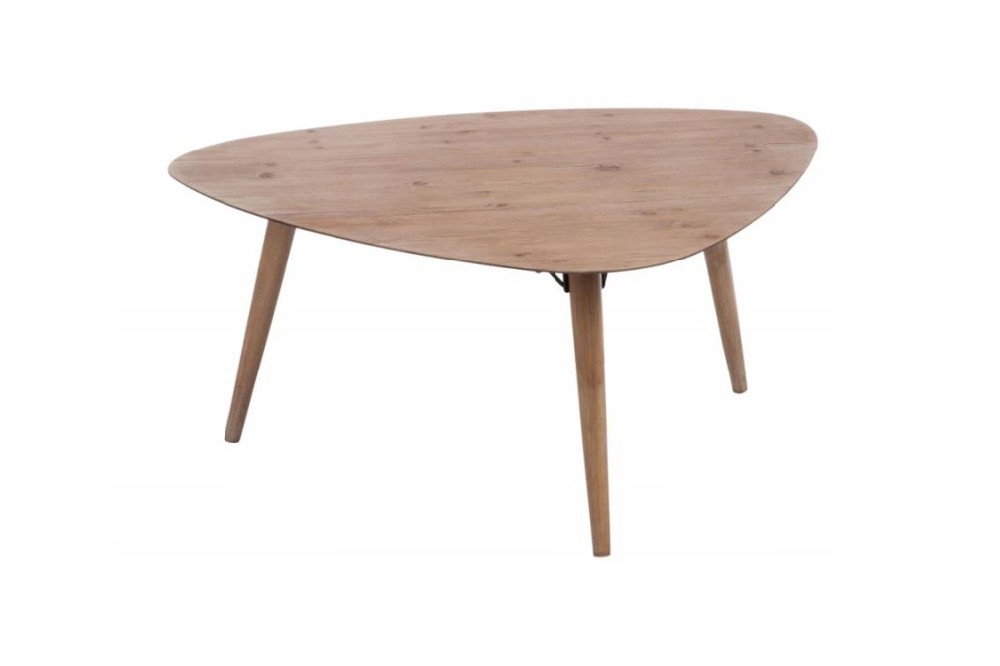 Bàn nước tam giác màu gỗ tự nhiên