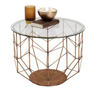 Bàn Nước Tròn Wire Brass Large Ø700