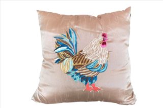 Gối Tafta Thêu Con Gà