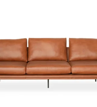 Sofa Penny 3 Chỗ 2M4 (Da Cognac 509Mb)
