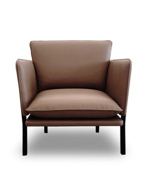 Arnchair Dubai Simili màu nâu hiện đại sang trọng