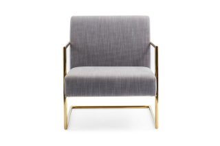 Armchair Maxne màu xám hiện đại sang trọng