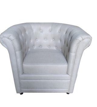 Armchair linen beige màu trắng tinh tế sang trọng