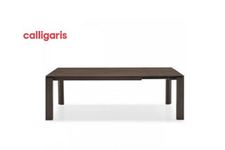 Bàn ăn mở rộng Omnia màu Smoke