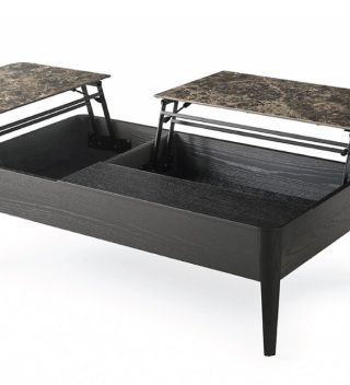 Bàn nước Around màu đen có hộc chưa đồ tiện lợi hiện đại