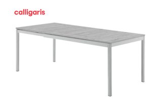 Bàn Ăn Snap Beton Grey (Mở Rộng 1,2M–1,8M)