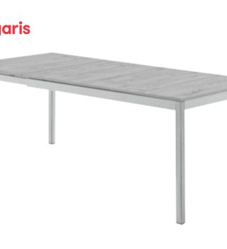Bàn Ăn Snap Beton Grey (Mở Rộng 1,2M–1,8M)