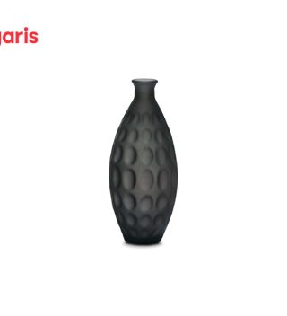 Bolle vase smoke grey color