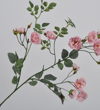 ROSE SPRAY  PINK 88 CM