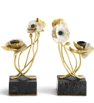 Bộ 2 Chân Nến Anemone Candleholders Mca