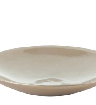 Dish Round Terracotta Silver Large