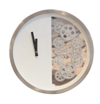 Clock White D39