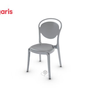 Parissienne P266 Grey Chair