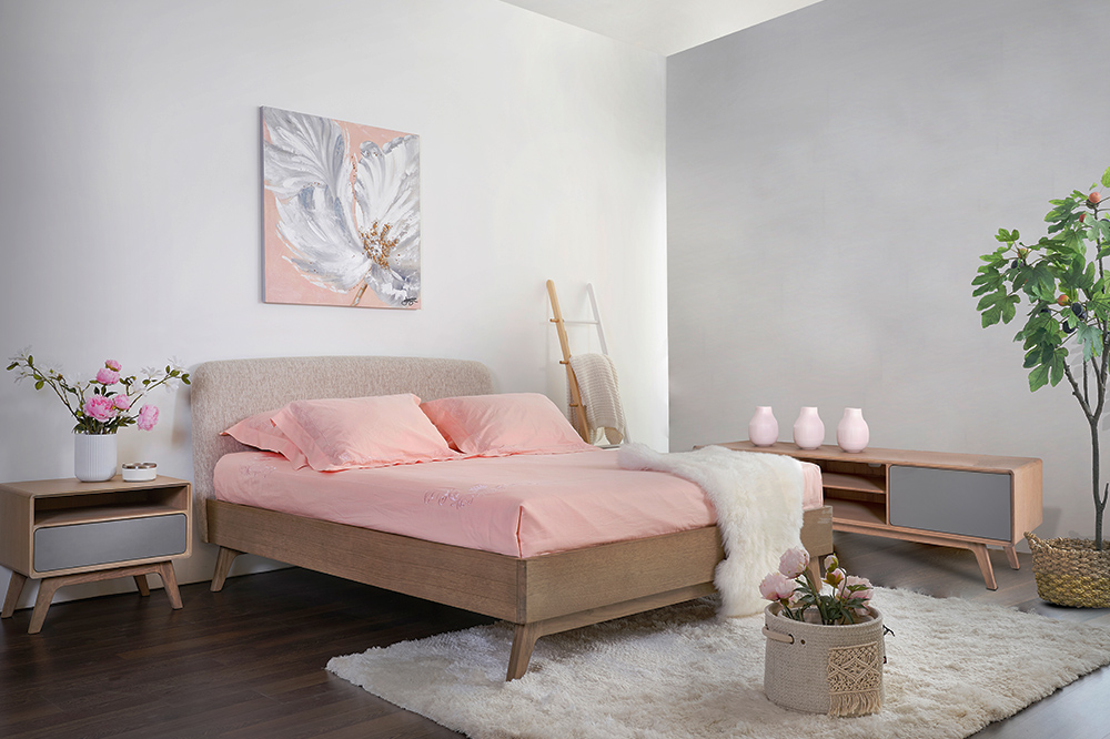 Giường Miami kiểu dáng thanh lịch nhẹ nhàng sang trọng