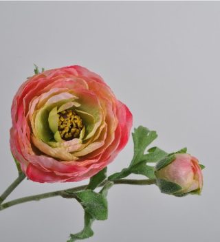 DAISY SPRAY  WHITE ROSE 92 CM