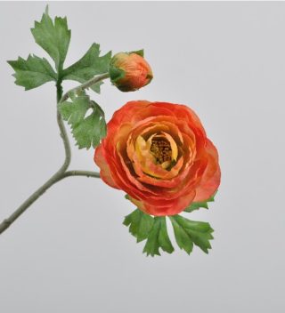 BUTTERCUP SPRAY ORANGE 50 CM