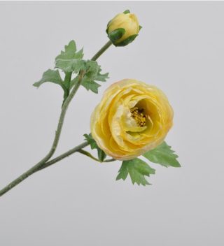 BUTTERCUP SPRAY YELLOW 50 CM