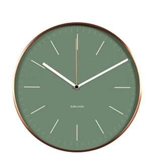 WALL CLOCK MINIMA GREEN KA5507