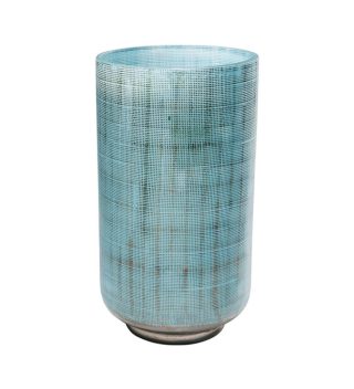 Jute Light Blue Vase - Small