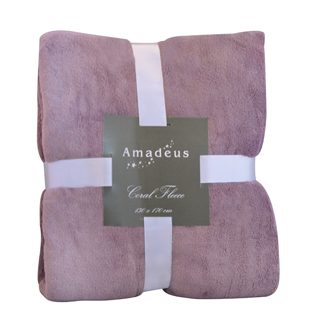 Plaid Doudou Prune Amadeus