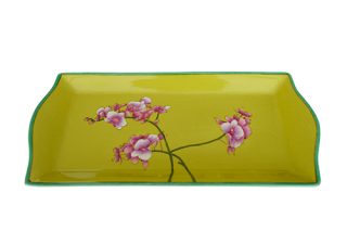 Orchid green rice tray