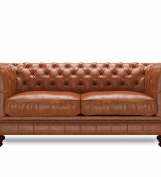 Sofa Maxine 3 Chỗ 2M1 (English Saddle, Da Cognac)
