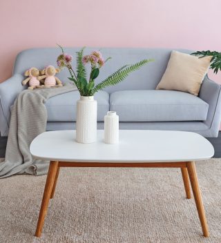 Sofa Miami bọc vải màu xanh ngọc nhẹ nhàng thanh lịch