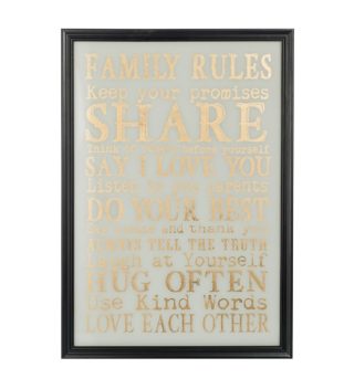 PLACCARD FAMILY RULES