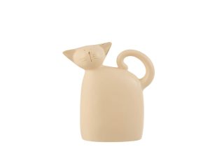Cat Sitting Porcelain M