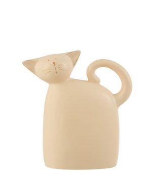 Cat Sitting Porcelain M