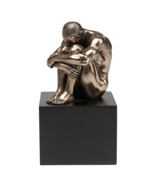 Deco Nude man thinking