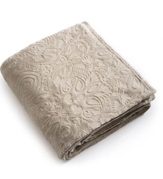 Taupe bed-cover