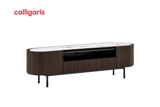 Lake Smoke ceramic white TV cabinet