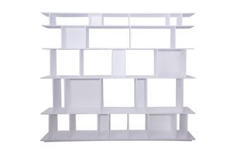 Kệ Sách Glamour Màu Trắng