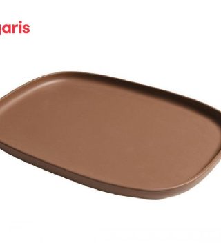 Khay Gốm Ninfea Màu Brick Red