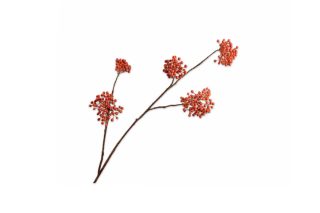 Cành Hoa Berry Màu Cam H120Cm