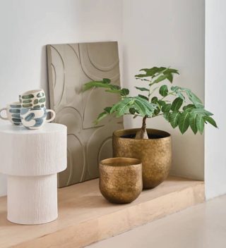 Bình trang trí Pot Ori nhỏ kiểu dáng lạ mắt, sang trọng