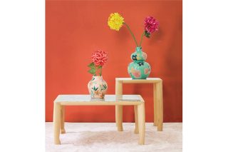 Bàn nước mặt đá Tết hiện đại